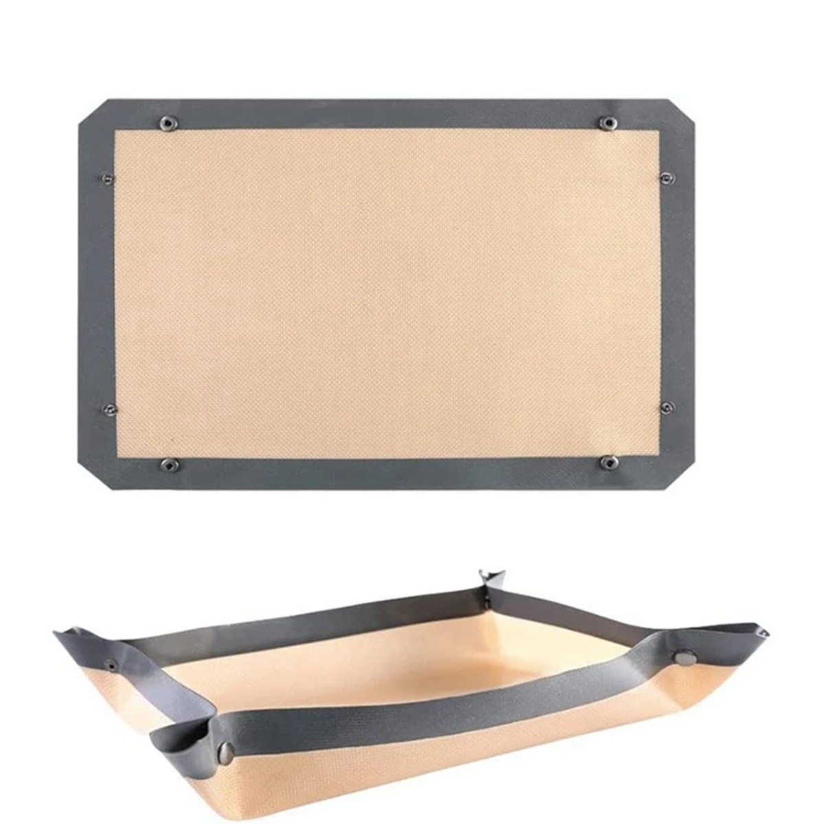 Silicone Baking Mat - Silicone Baking Mat with Buckle Leakproof