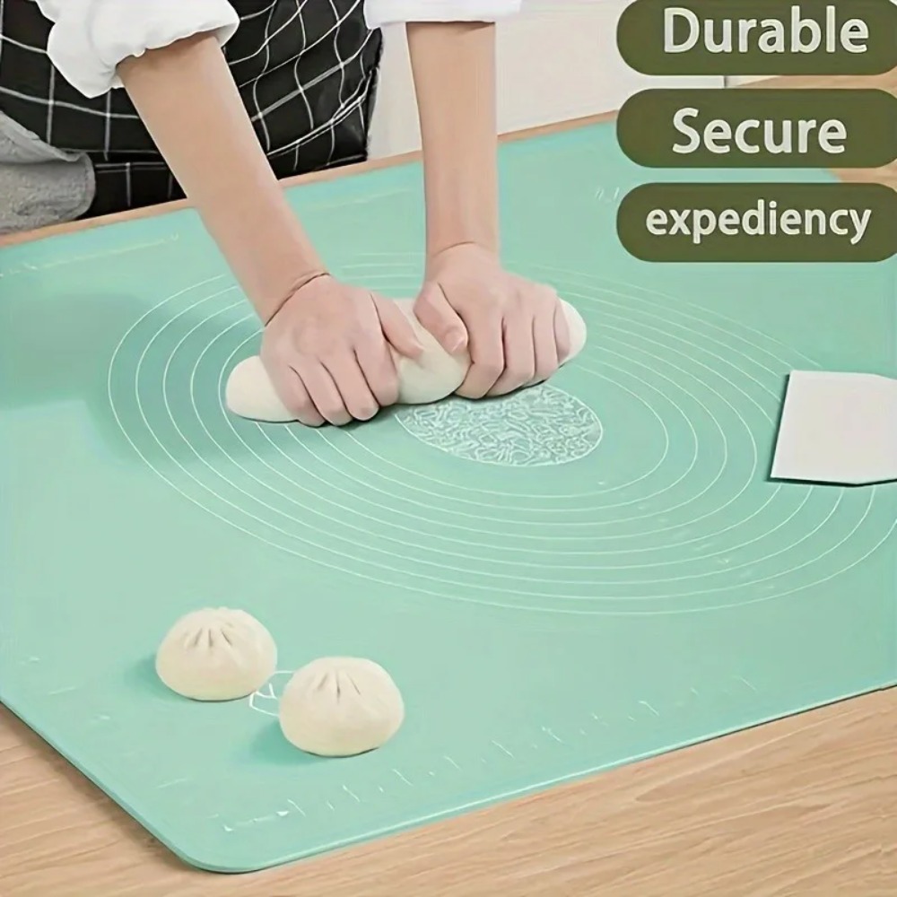 Silicone Baking Mat - Non-Stick Dough Mat, Anti-Slip & Easy