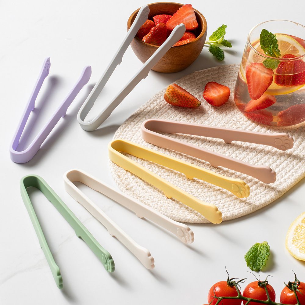 Healthy Kitchen Gadgets - Cute Cat Paw Silicone Food Tongs