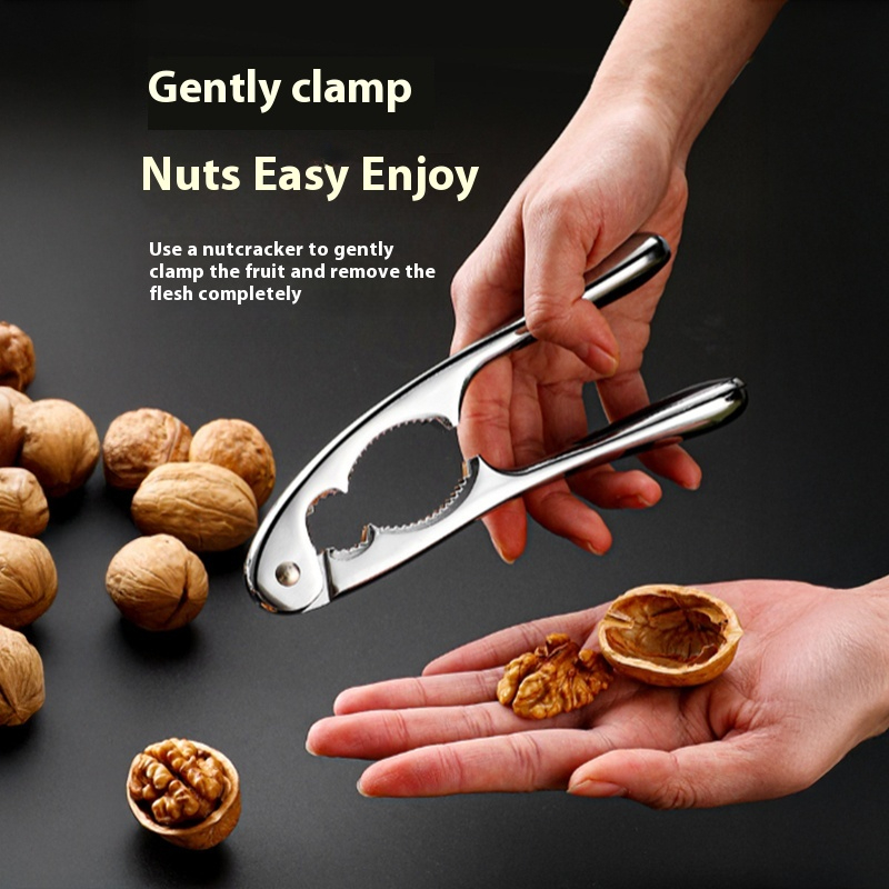 Kitchen Gadgets And Equipment - Stainless Steel Manual Nut Cracker Kitchen