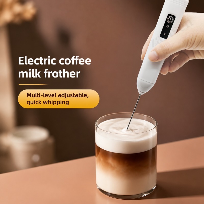 Healthy Kitchen Gadgets - Electric Coffee Milk Foaming Mixer Coffee