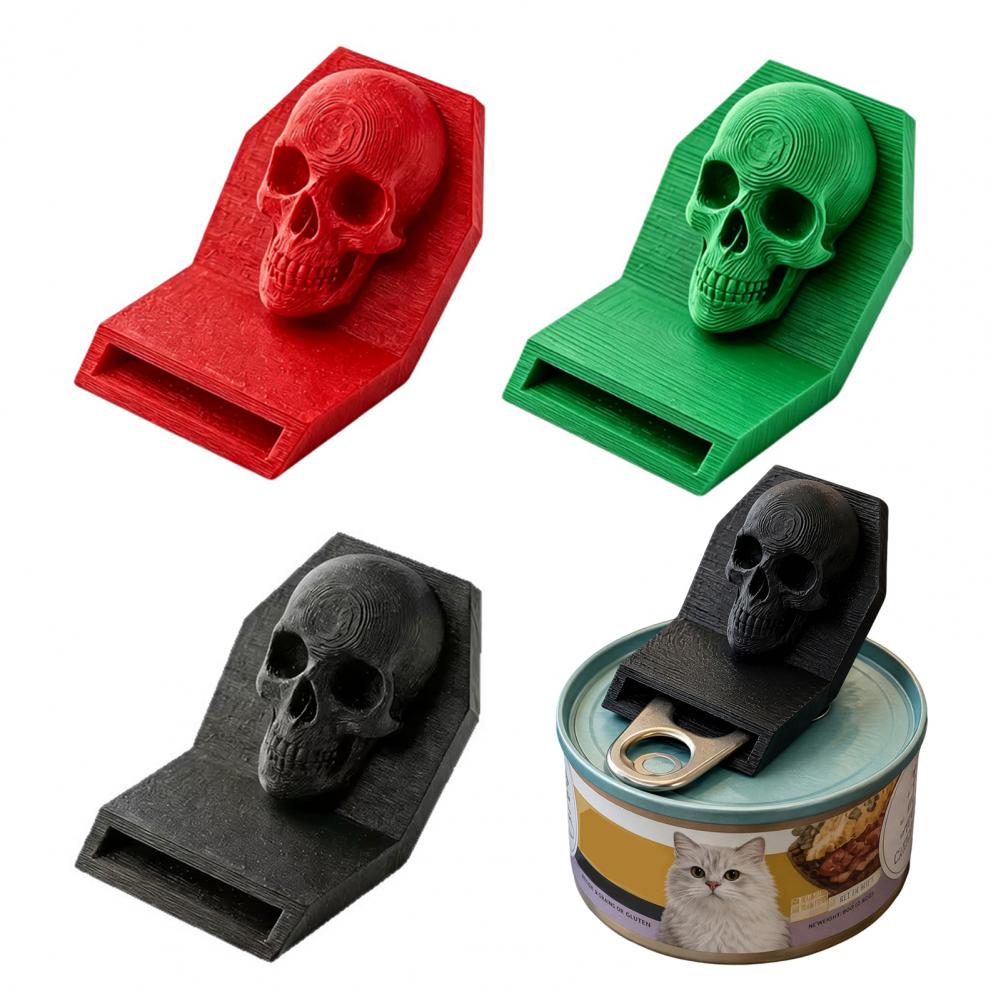 Kitchen Gadgets For Gifts - Manual Opener Gothic Skull Opener 3d
