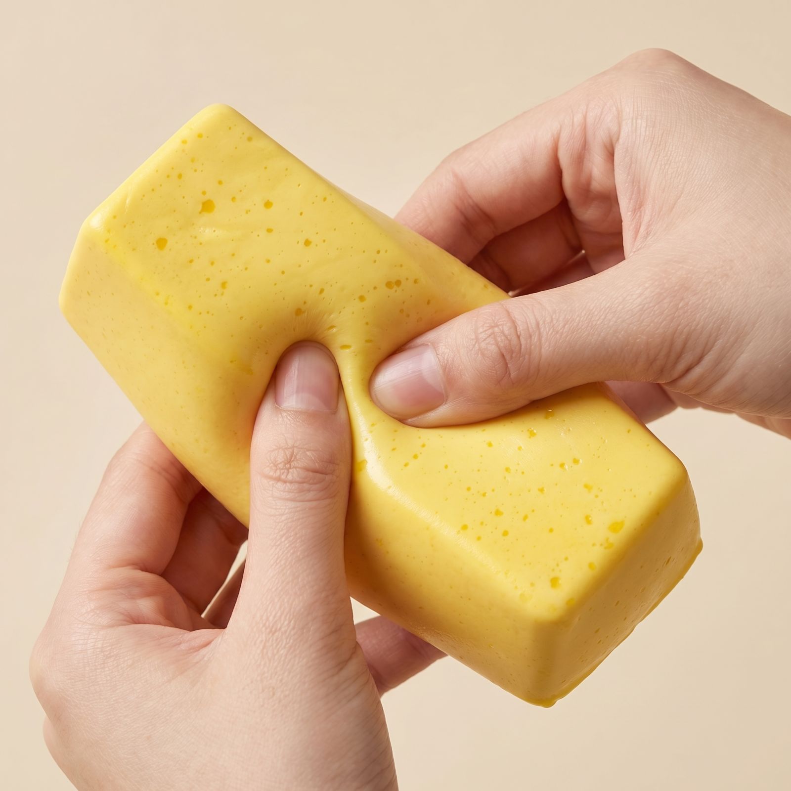 Kitchen Gadgets And Toys - Soft Mango Cheese Bar Squishy Anti