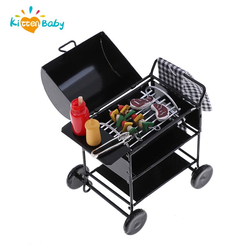 Kitchen Gadgets And Toys - 1/12 Scale Cute Bbq Grill Miniature