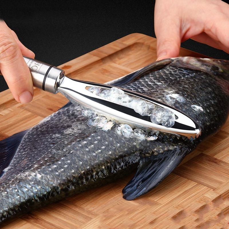 Healthy Kitchen Gadgets - Stainless Fish Scales Scraping Graters Fast