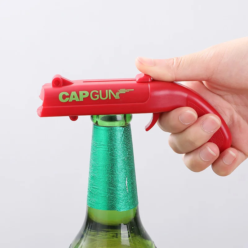 Kitchen Gadgets And Toys - Beer Opener Bottle Flying Cap Launcher