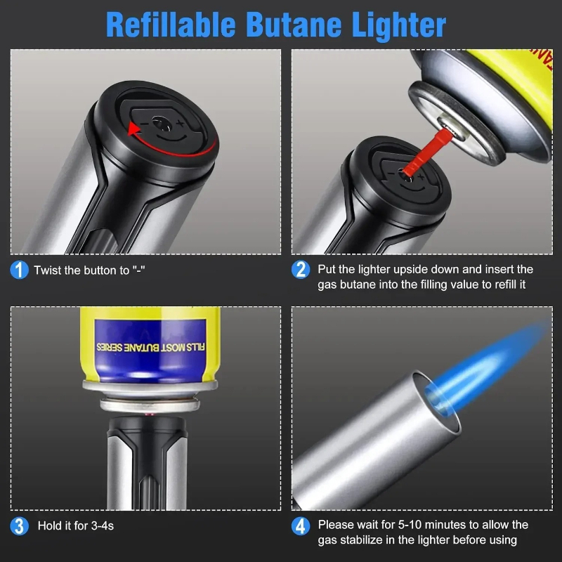Metal Pen-Style Torch Lighter  - Kitchen Gadgets For Gifts ulasan dan harga