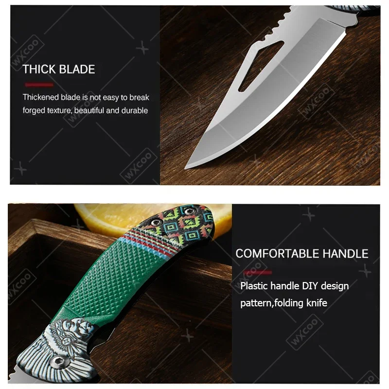 WXCOO Folding Knife Stainless  - Kitchen Gadgets And Equipment ulasan dan harga