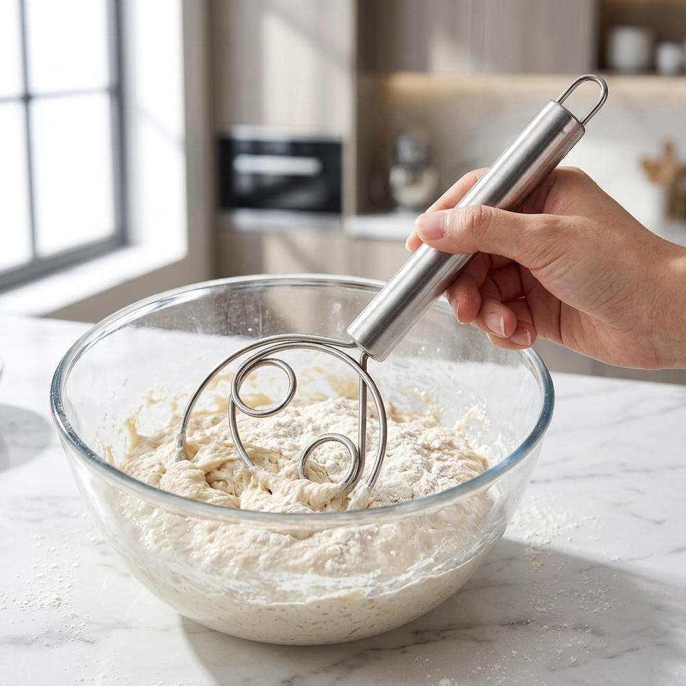 Dough Whisk Bread Mixer Stainl - Healthy Kitchen Gadgets ulasan dan harga