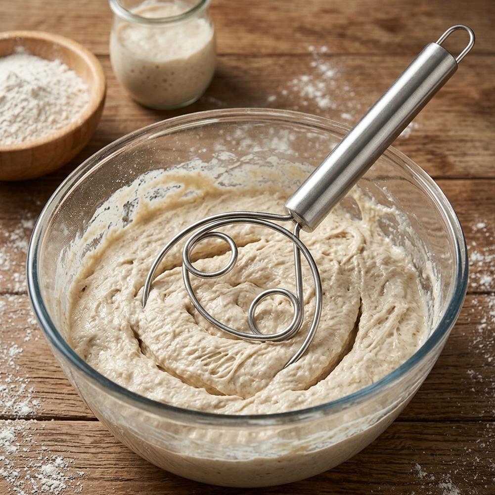 Dough Whisk Bread Mixer Stainl - Healthy Kitchen Gadgets ulasan dan harga