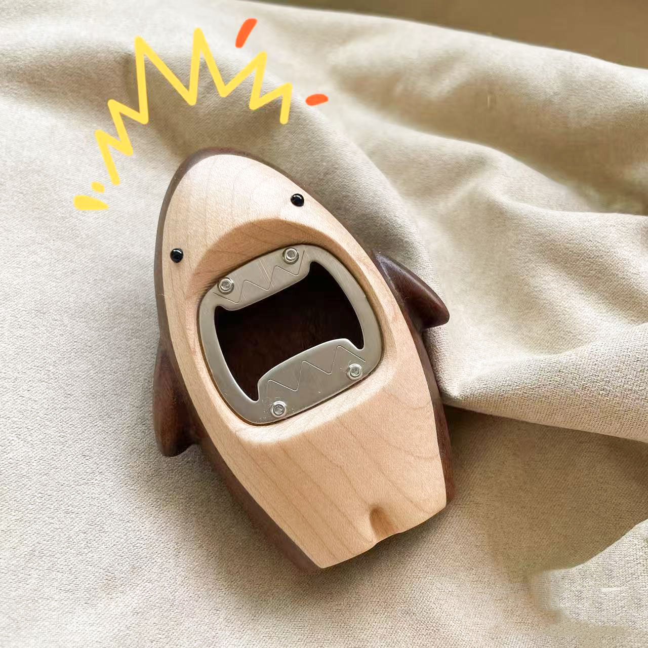 Creative Wooden Shark Bottle O - Kitchen Gadgets For Gifts ulasan dan harga