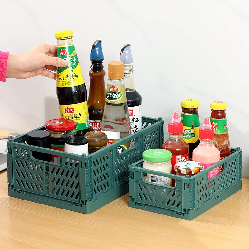 Foldable Storage Basket Wardro - Kitchen Gadgets And Toys ulasan dan harga