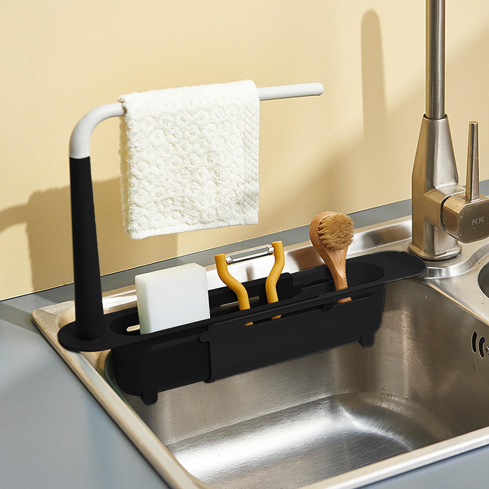 elescopic Sink Shelf Drainer R - Healthy Kitchen Gadgets ulasan dan harga