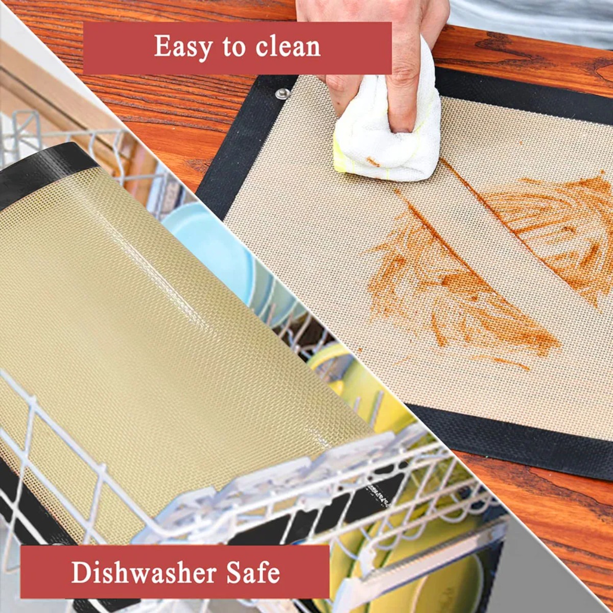 Silicone Baking Mat with Buckl - Silicone Baking Mat ulasan dan harga