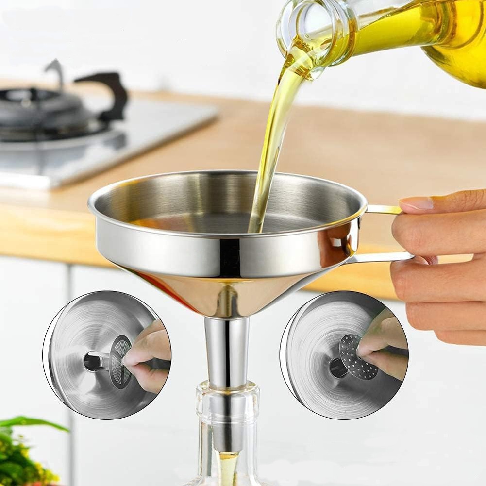 1Pc Stainless Steel Cooking Oi - Kitchen Gadgets And Equipment ulasan dan harga