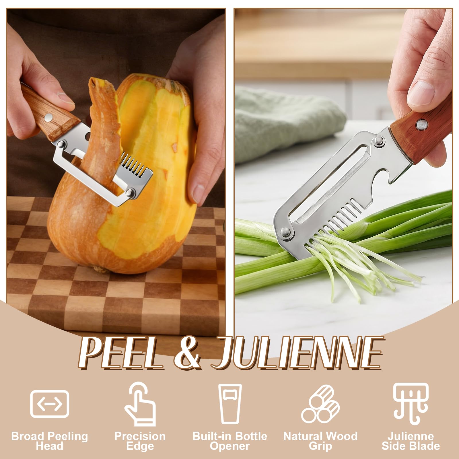 3-in-1 Vegetable Peeler with W - Kitchen Gadgets And Equipment ulasan dan harga