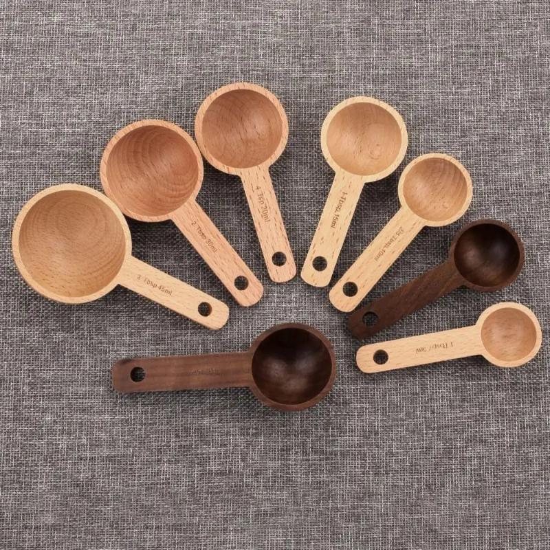 Wooden Measuring Spoon 7.5-45M - Kitchen Gadgets For Gifts ulasan dan harga