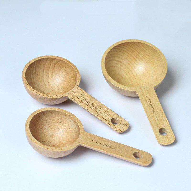 Wooden Measuring Spoon 7.5-45M - Kitchen Gadgets For Gifts ulasan dan harga