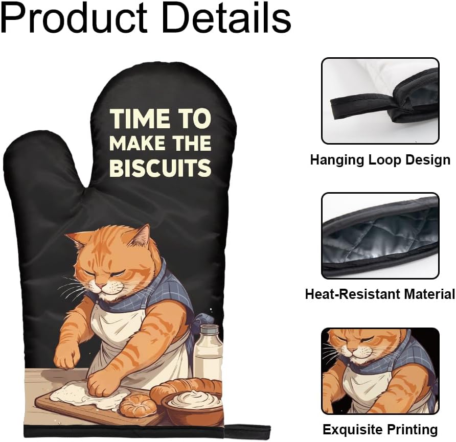 The Biscuits Funny Cat Oven Mi - Kitchen Gadgets For Dad ulasan dan harga