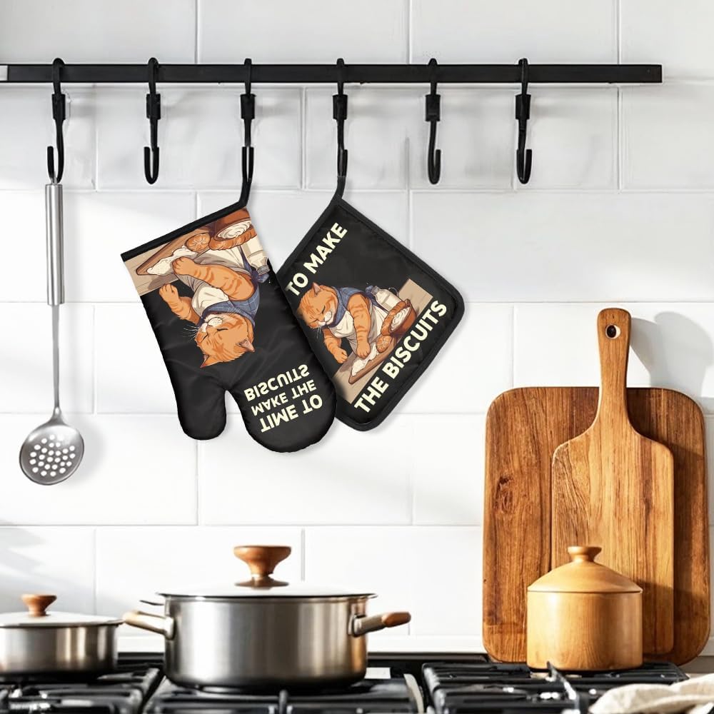 The Biscuits Funny Cat Oven Mi - Kitchen Gadgets For Dad ulasan dan harga