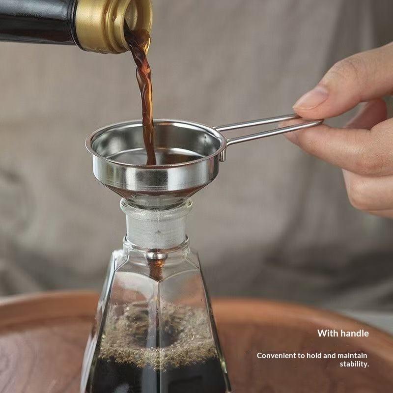 Stainless Steel Funnel With Ha - Kitchen Gadgets And Equipment ulasan dan harga