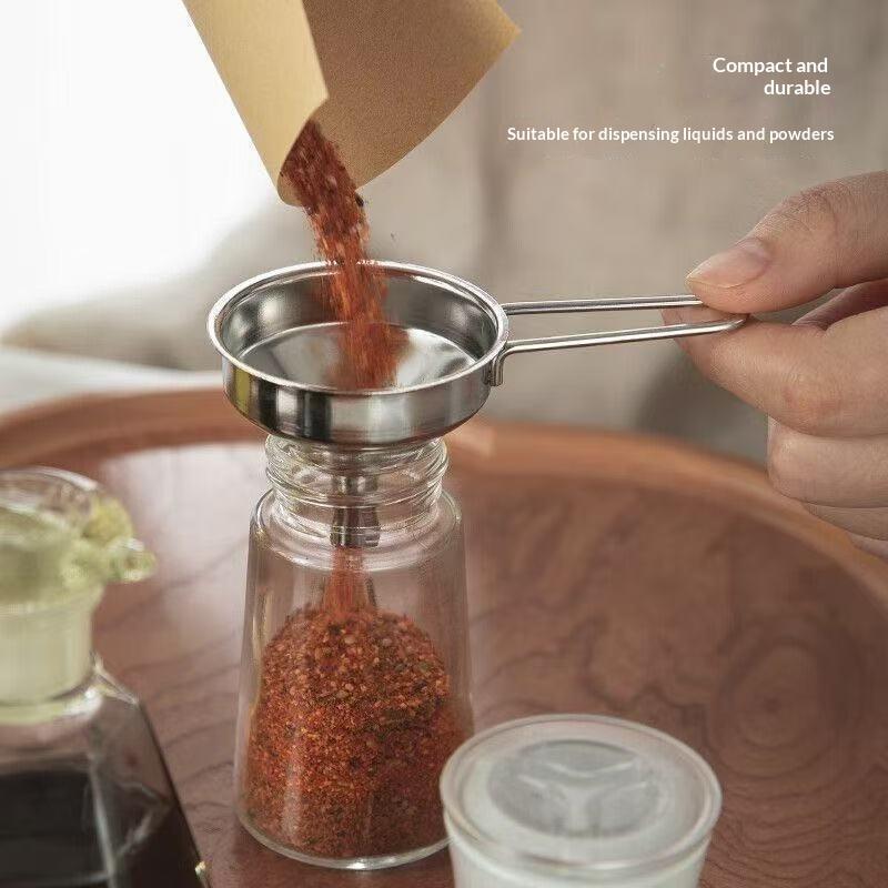 Stainless Steel Funnel With Ha - Kitchen Gadgets And Equipment ulasan dan harga