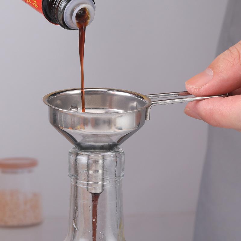 Stainless Steel Funnel With Ha - Kitchen Gadgets And Equipment ulasan dan harga