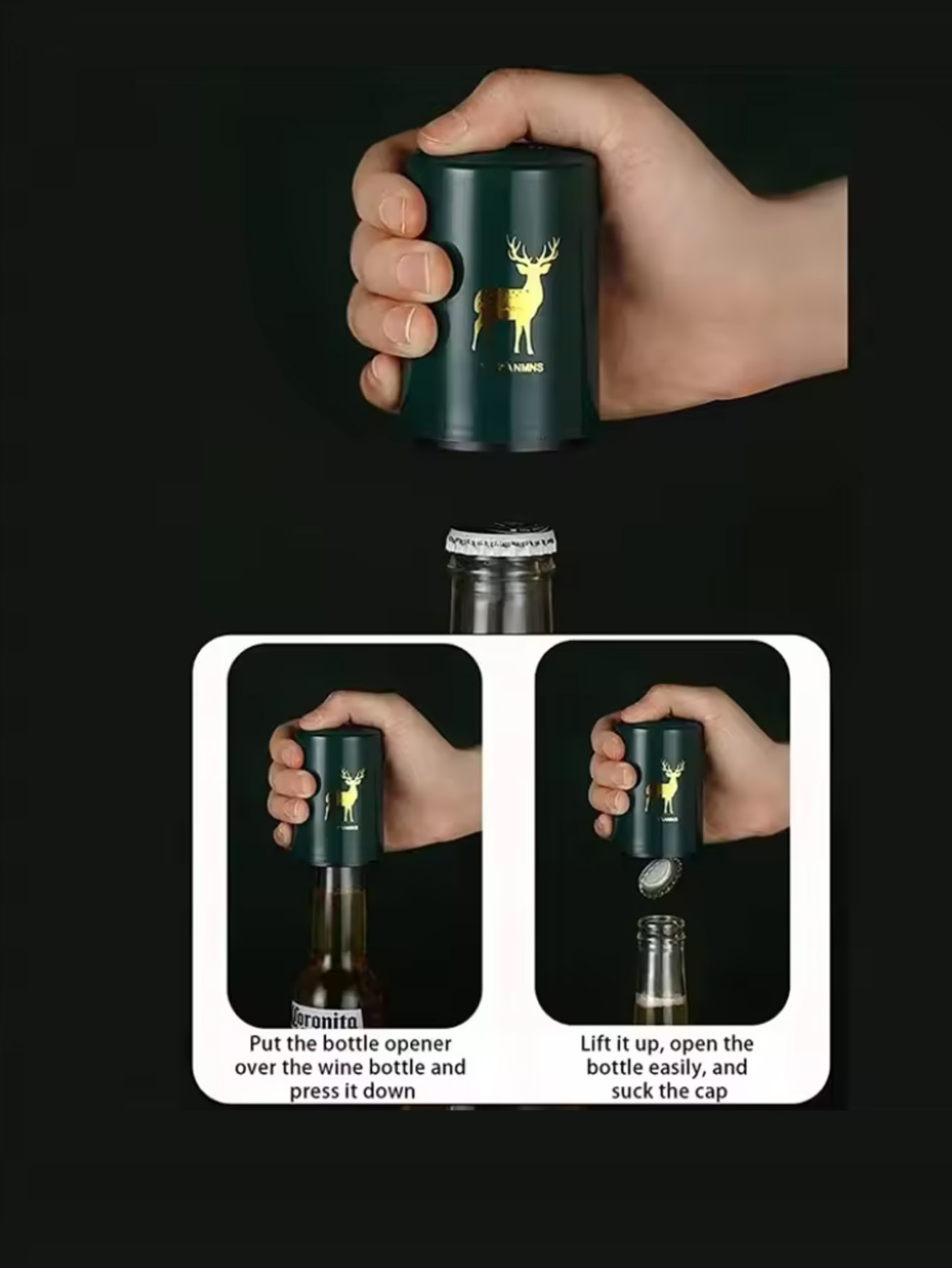 1Pcs Automatic Beer Bottle Ope - Kitchen Gadgets And Equipment ulasan dan harga