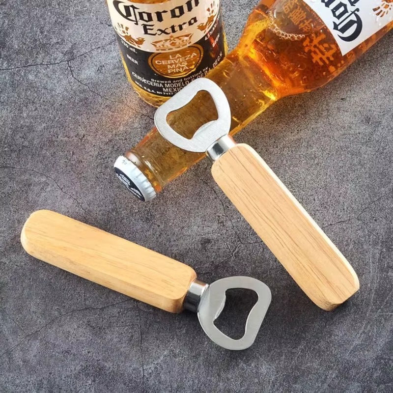Stainless Steel Wooden Bottle  - Kitchen Gadgets For Gifts ulasan dan harga