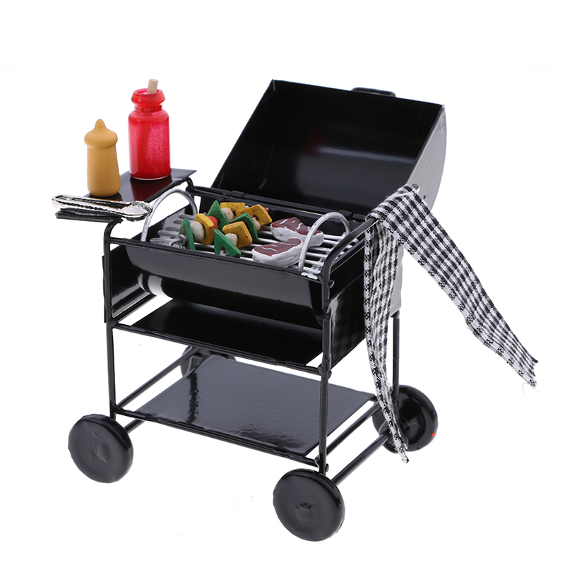1/12 Scale Cute Bbq Grill Mini - Kitchen Gadgets And Toys ulasan dan harga