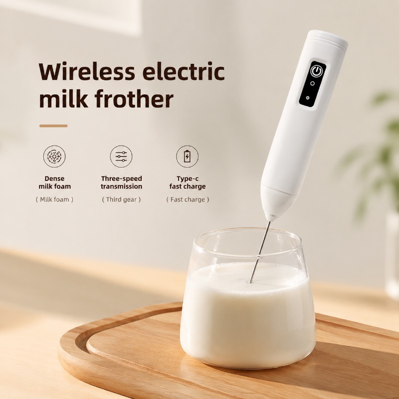 Electric Milk Frother + Egg Be - Healthy Kitchen Gadgets ulasan dan harga