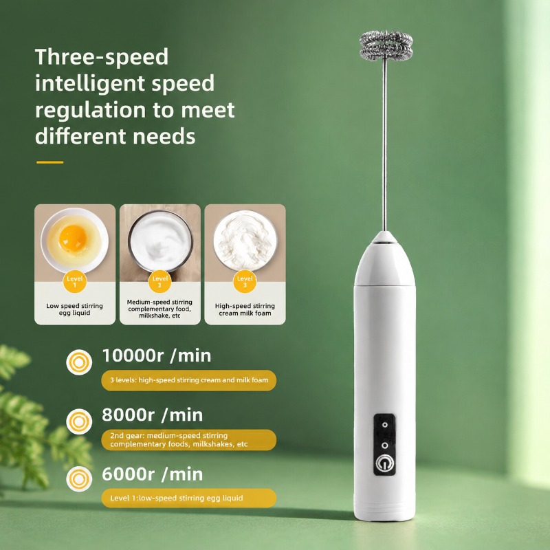 Electric Milk Frother + Egg Be - Healthy Kitchen Gadgets ulasan dan harga