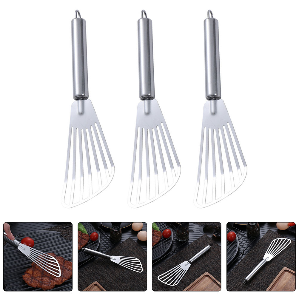 3pcs Stainless Steel Spatula F - Kitchen Gadgets And Equipment ulasan dan harga